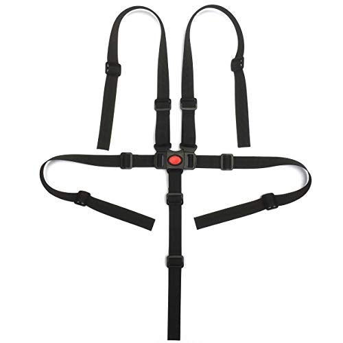 ZARPMA Baby 5 Point Harness Belt Adjustable Strap 2.5cm Width for Stroller High Chair Pram Buggy Children Kid Pushchair - Image 1