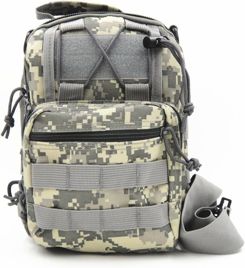 FAMI Outdoor Tactical Bag Backpack, Military Sport Bag Pack Sling Shoulder Backpack Tactical Satchel for Every Day Carry (ACU) - Image 5