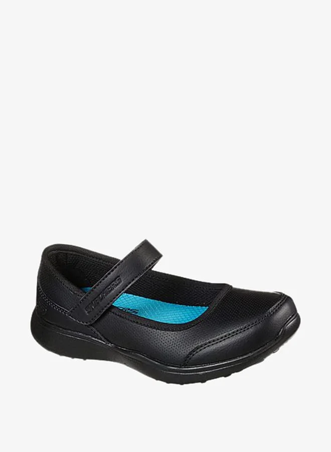 SKECHERS Girls' Mary Jane Shoes with Hook and Loop Closure - MICROSTRIDES CLASS SPIRIT