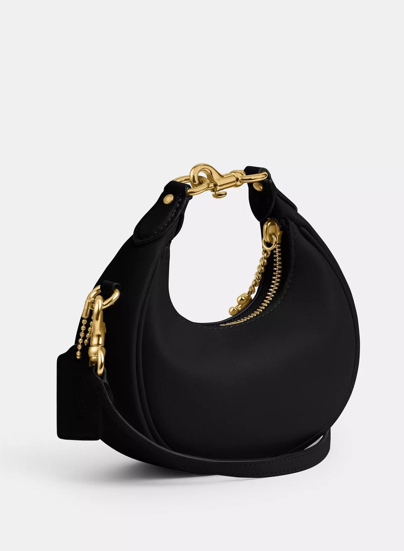 كوتش اوت ليت حقيبة كوتش جوني، حقيبة كروس بودي نسائية، حقيبة توت نسائية، حقيبة يد نسائية، حقيبة كتف نسائية، حقيبة سفر نسائية، حقيبة هوبو نسائية، 20 سم - أسود - Image 2