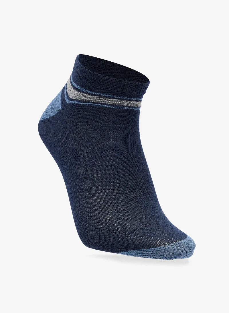 سفنتي فايف بيسيكس Pack Of 3 Ankle Socks