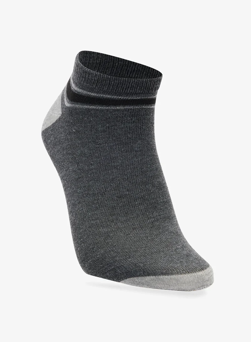 سفنتي فايف بيسيكس Pack Of 3 Ankle Socks