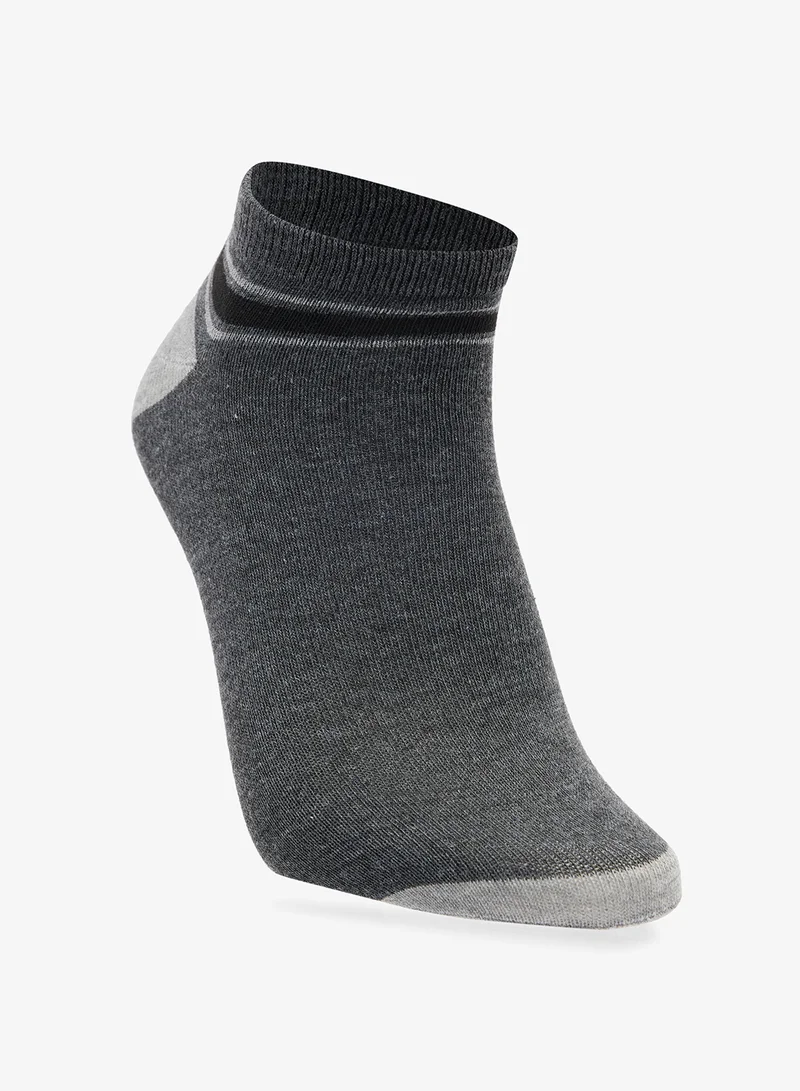 سفنتي فايف بيسيكس Pack Of 3 Ankle Socks