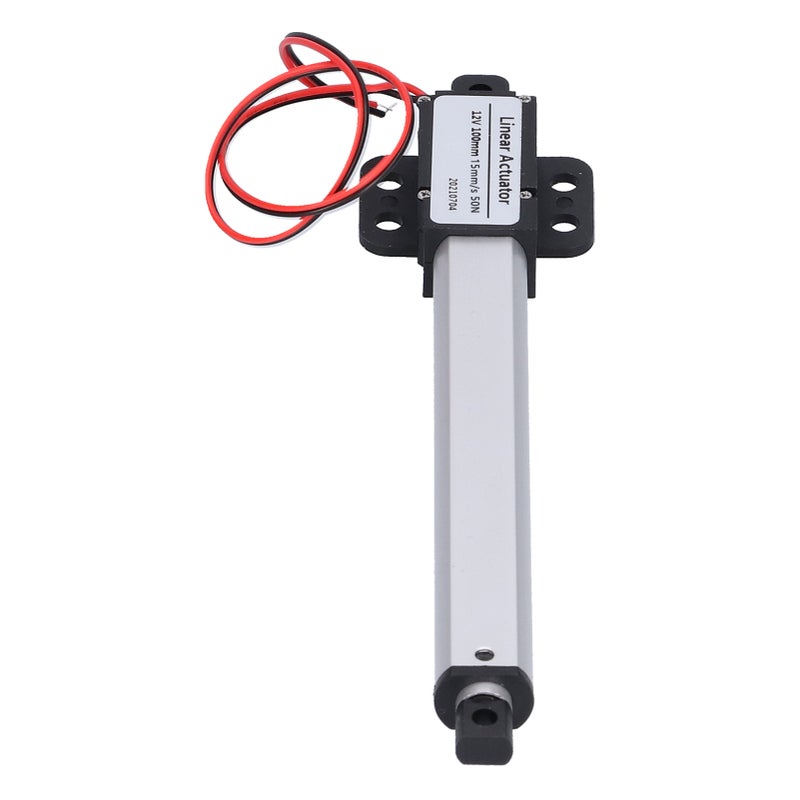 Linear Actuator 100mm 12V Input Voltage Low Noise Short Circuit Protection Mini Electric Linear Actuator15mm/s-50N - Image 1