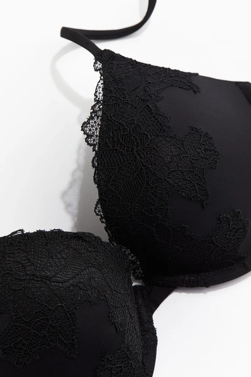 اتش اند ام حمالة صدر بوش اب من الدانتيل والفايبر