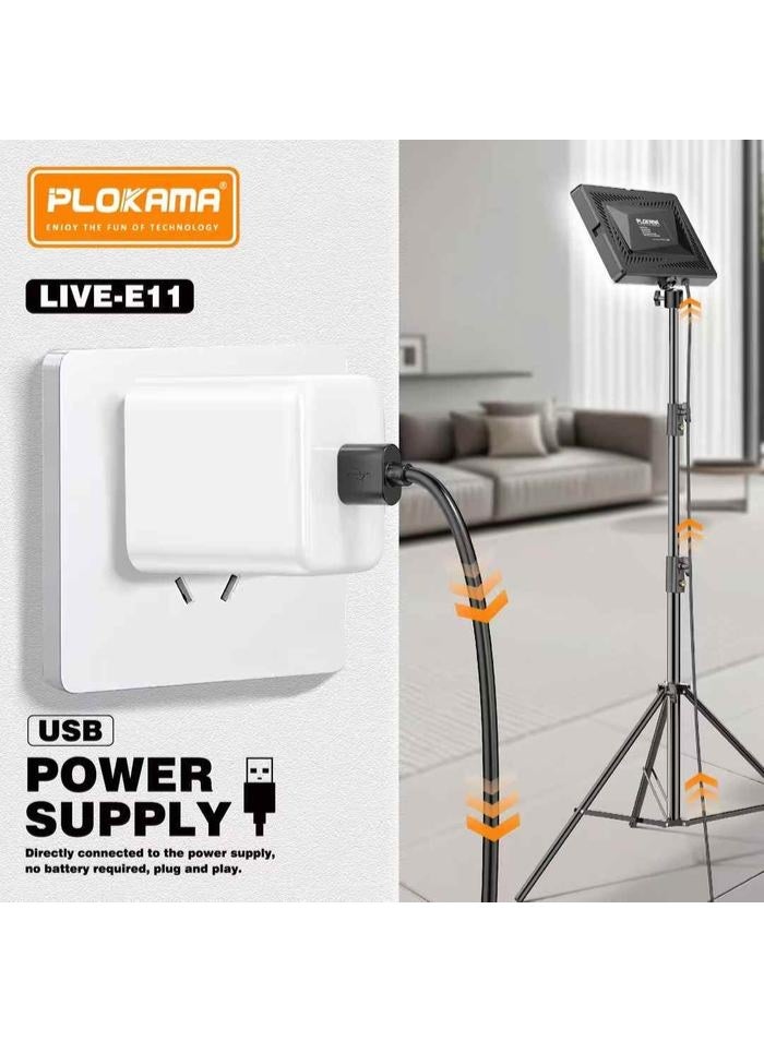 PLOKAMA U20 PL2 Ring Led Selfie Mirror Clip HP Practical Mirror Glass Clip for Selfies & Content with HP Rear Camera with LED Ring Light - Image 2