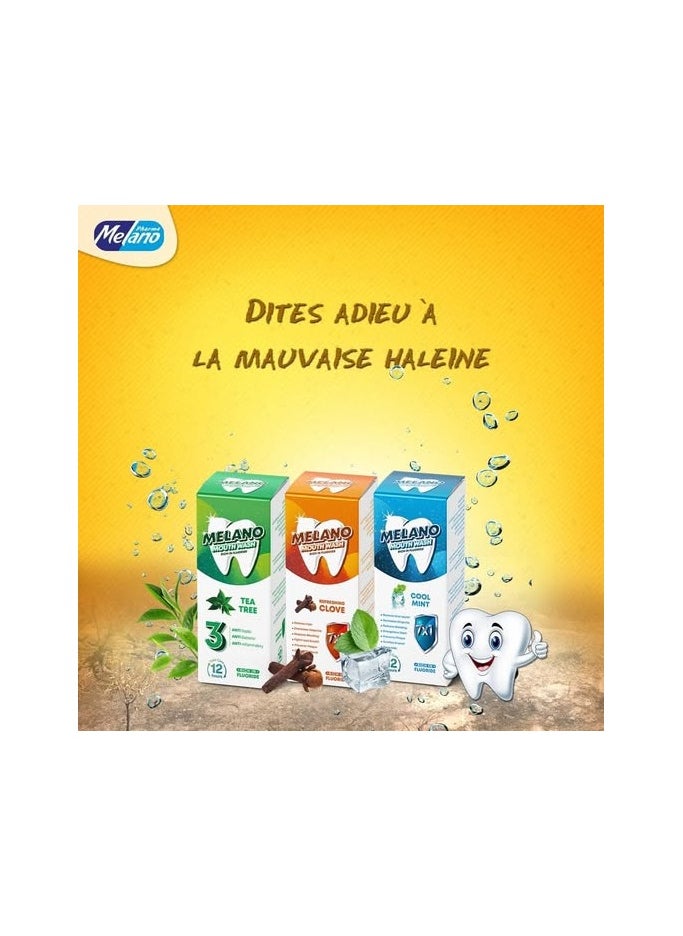 Melano mouthwash with fresh Cool Mint