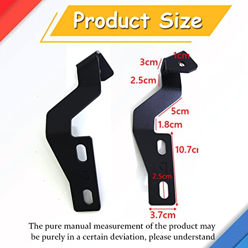 KMFCDAE Ditch Light Bracket LED Pods Hood Mount Brackets Compatible with Toyota Tundra 2014+ - Image 5