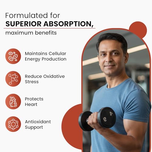 Neuherbs CoQ10 200mg Capsules - 60 Count| Coenzyme Q10 with Vitamin D3 & E | Supports Energy, Heart Health & Cellular Function | Antioxidant Supplement for Men & Women - Image 2