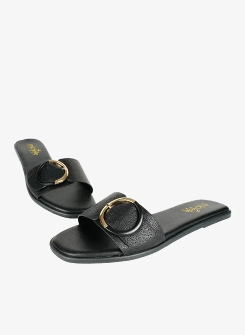 ميشيل مورجان صندل ميشيل مورغان بكعب مسطح نسائي 092-2780 أسود