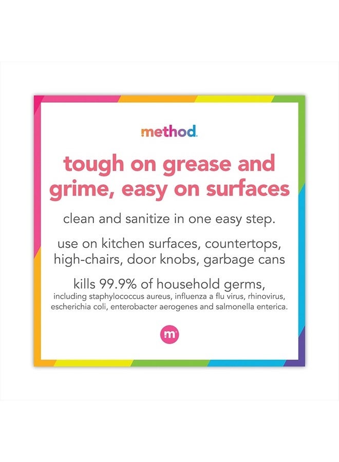 Method Antibacterial Bathroom Cleaner, Kills 99.9% of household germs, Spearmint, 28 Fl Oz (Pack of 8) - Image 3