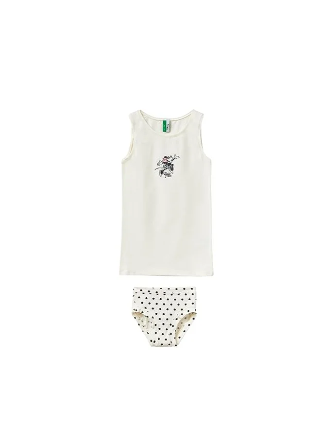 يونايتد كولورز أوف بينتيون Minnie Tank Top And Underwear Set