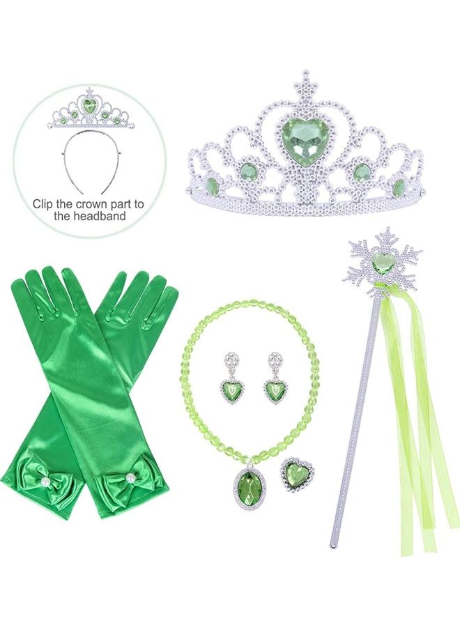 NIBEMINENT Princess Dress with Jewellery Set 120cm - Image 4