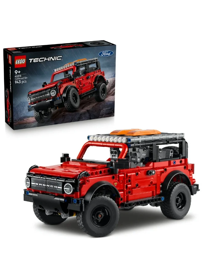 LEGO Technic Ford Bronco® SUV 42213 (943) Pieces