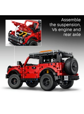 نموذج السيارة الرياضية متعددة الاستخدامات Ford Bronco®‎ من ليغو® Technic، مجموعة العلوم، هدية محبّي المركبات 42213 - view 4