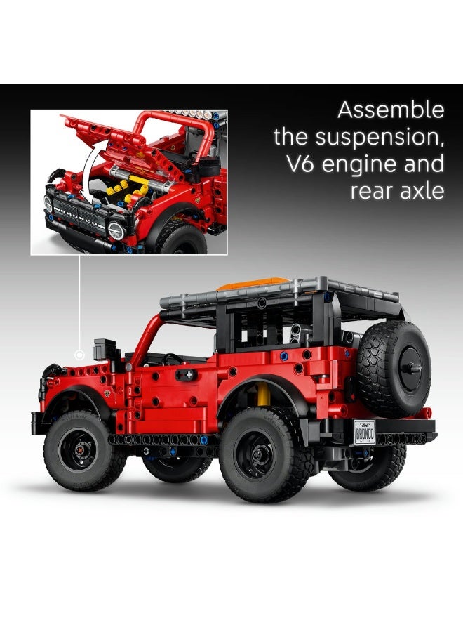 LEGO Technic Ford Bronco SUV, Collectible Car Toy 42213 (Age 9+, 943 Pieces) - Image 4