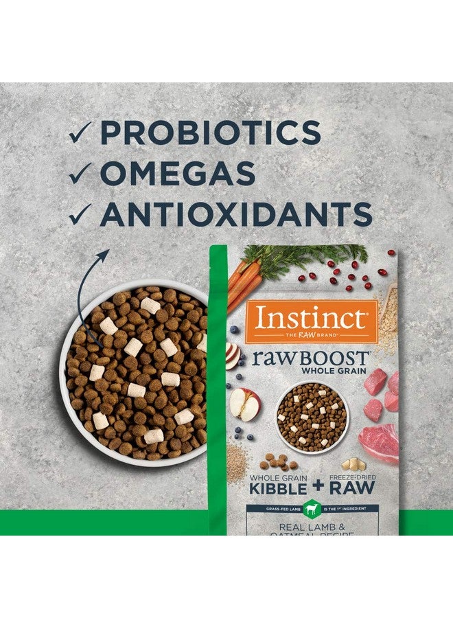 غريزة طعام الكلاب الجاف إنستينكت رو بوست من الحبوب الكاملة ولحم الضأن ودقيق الشوفان، كيس 4.5 رطل - Image 5
