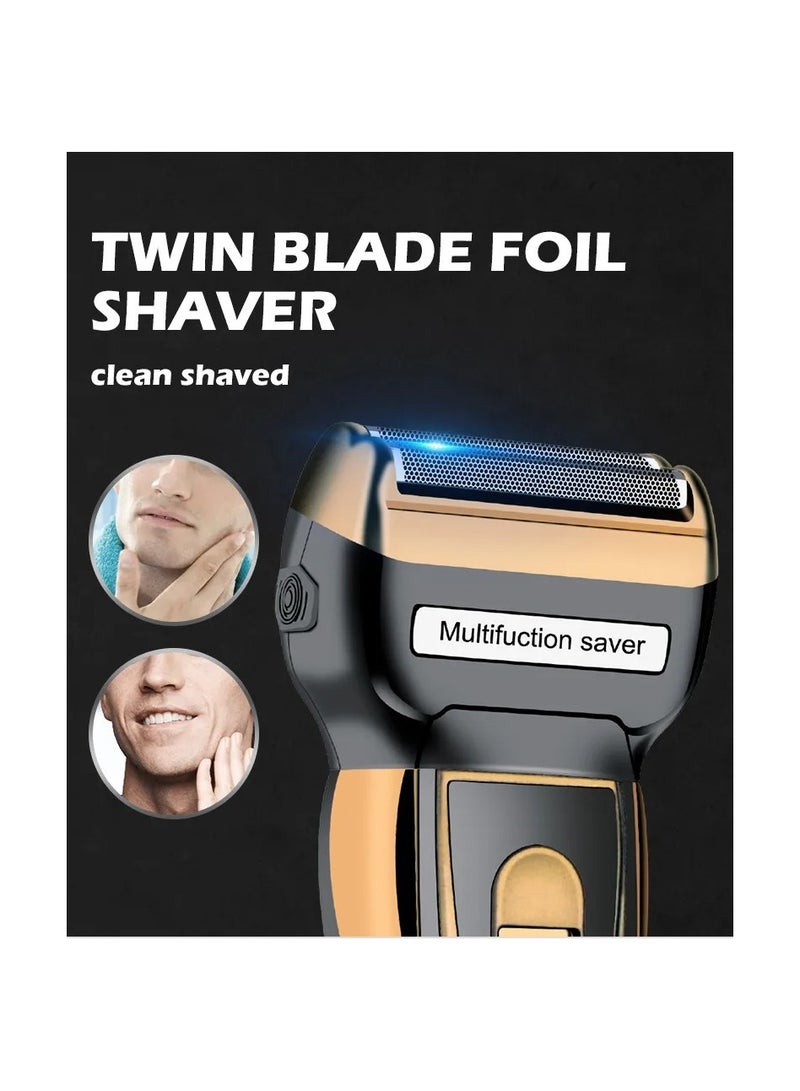 Krome 3-In-1 Rechargable Trimmer Black/Gold 15cm - Image 3