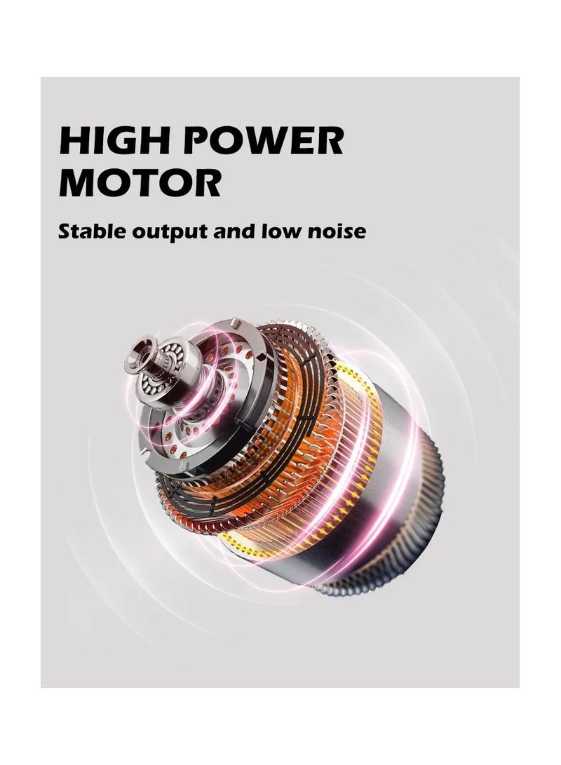 Krome 3-In-1 Rechargable Trimmer Black/Gold 15cm - Image 4