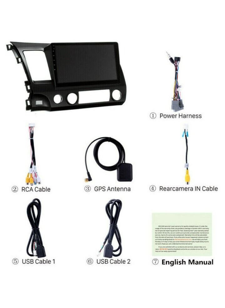 UKMASTER Car Android Monitor for Honda Civic 2008-2011  - Image 4