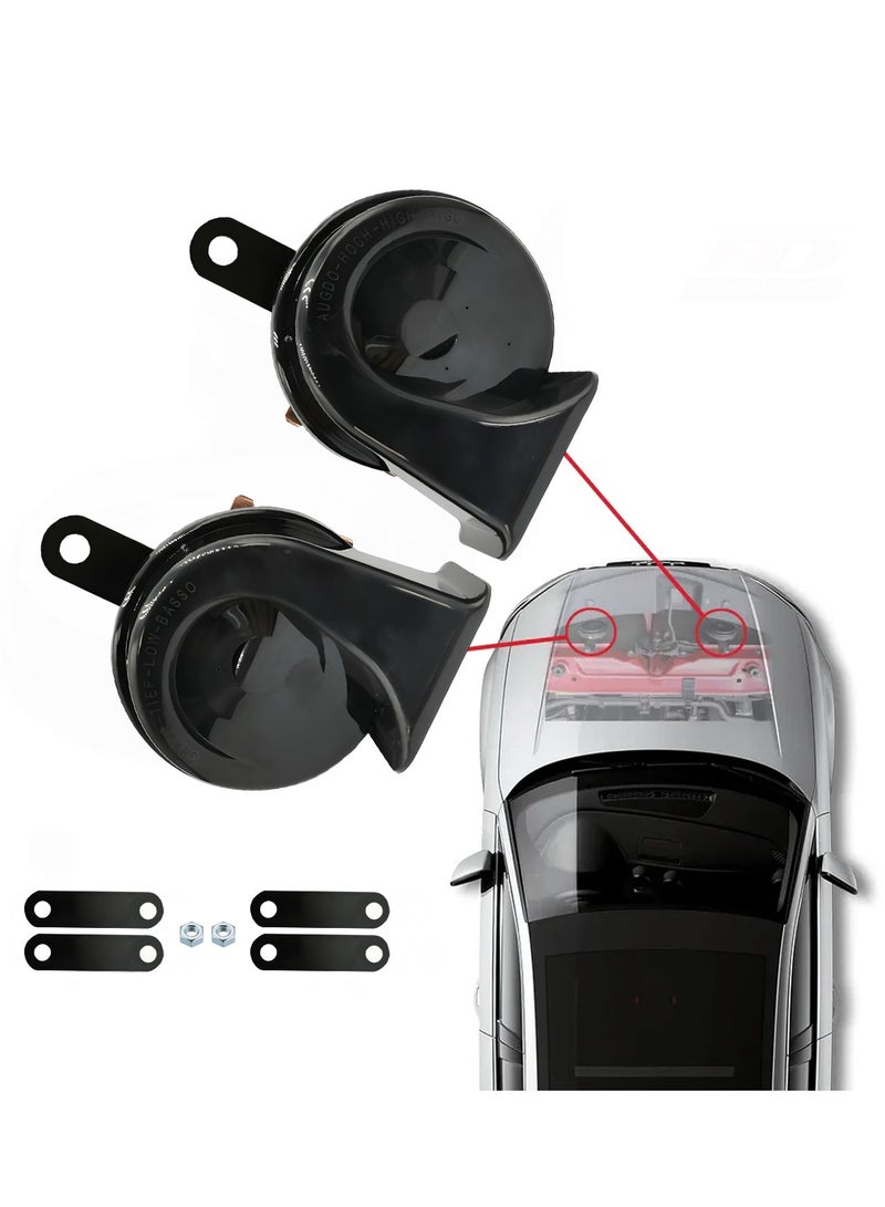 Generic Snail Horn MR-80-001 12V Twin Tone 105-118dB 400Hz 500Hz Car Bike Truck Loud Sound Waterproof Easy Install Compact Design  - Image 2