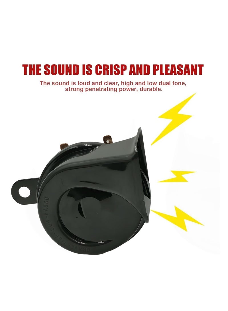 Generic Snail Horn MR-80-001 12V Twin Tone 105-118dB 400Hz 500Hz Car Bike Truck Loud Sound Waterproof Easy Install Compact Design  - Image 5