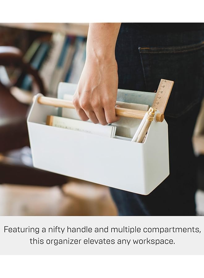 erorex Home Desk Organizer White - Image 2