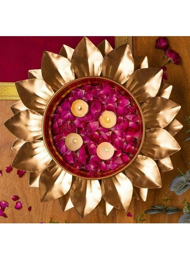 N M Z Flower Urli Bowl | Decorative Bowl for Floating Flowers and Tea Light Candles| Diwali Decoration Flower Urli Bowl (1Pc) - Image 1