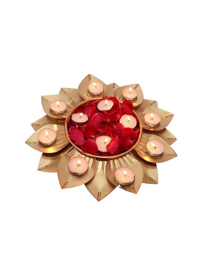 N M Z Flower Urli Bowl | Decorative Bowl for Floating Flowers and Tea Light Candles| Diwali Decoration Flower Urli Bowl (1Pc) - Image 3