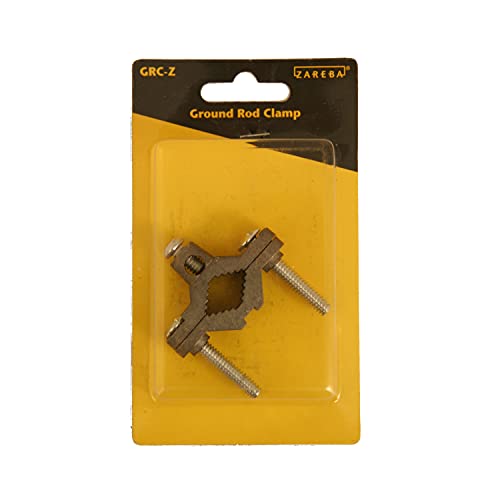 Zareba Aluminum Ground Rod Clamp - 1 Pack - GRC-Z - Rust Resistant Aluminum Ground Rod Clamp - for Electric Fences, Electric Fencing - Farming Supplies - Image 1