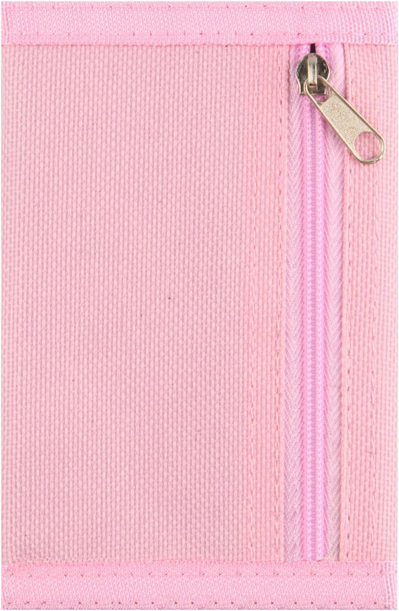 NEICY RFID Blocking Canvas Wallet for Men and Women - Camo Trifold Outdoor Sports Wallets with Magic Sticker for Teen Kids (Pink) - Image 3