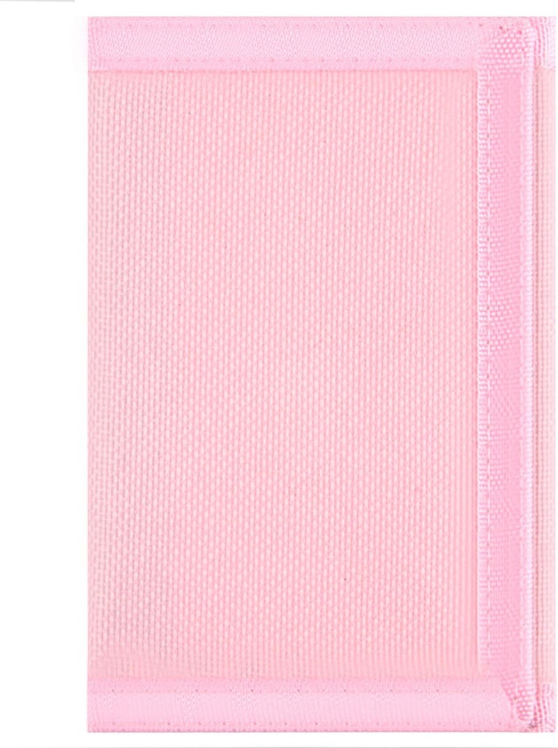 NEICY RFID Blocking Canvas Wallet for Men and Women - Camo Trifold Outdoor Sports Wallets with Magic Sticker for Teen Kids (Pink) - Image 2