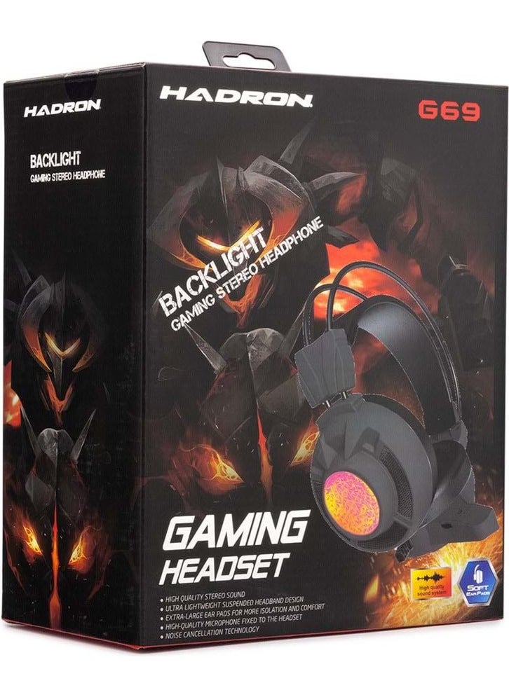 Hadron - USB 3.5mm 55DB Volume Control 2m Wired PC Gaming Headset - Image 1