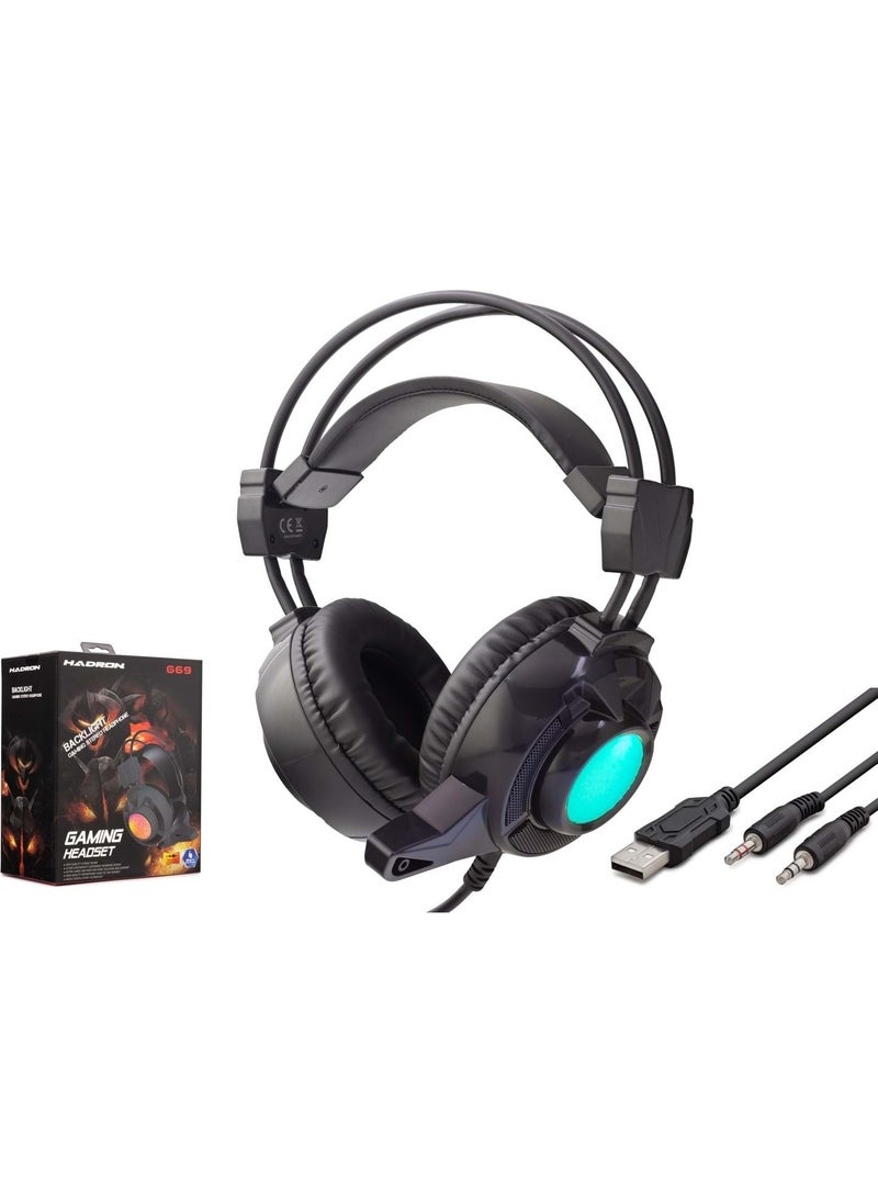 Hadron - USB 3.5mm 55DB Volume Control 2m Wired PC Gaming Headset - Image 1