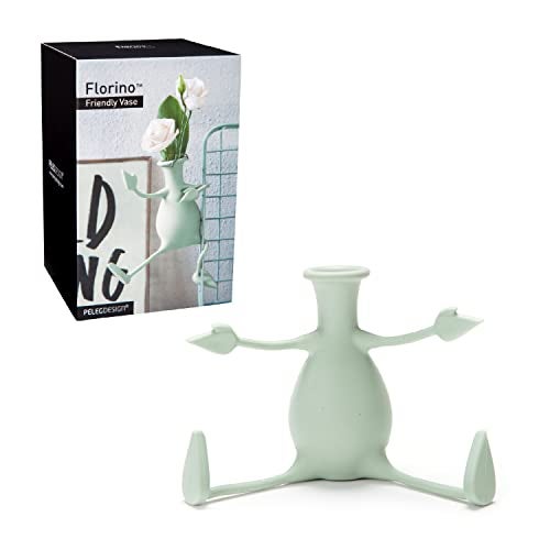 PELEG DESIGN Florino – Friendly Flower Vase Modern Home Décor Vase for Flowers Unique Gifts by Peleg Design (Mint) - Image 1