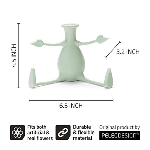 PELEG DESIGN Florino – Friendly Flower Vase Modern Home Décor Vase for Flowers Unique Gifts by Peleg Design (Mint) - Image 4