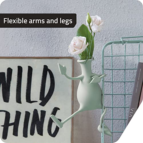 PELEG DESIGN Florino – Friendly Flower Vase Modern Home Décor Vase for Flowers Unique Gifts by Peleg Design (Mint) - Image 2