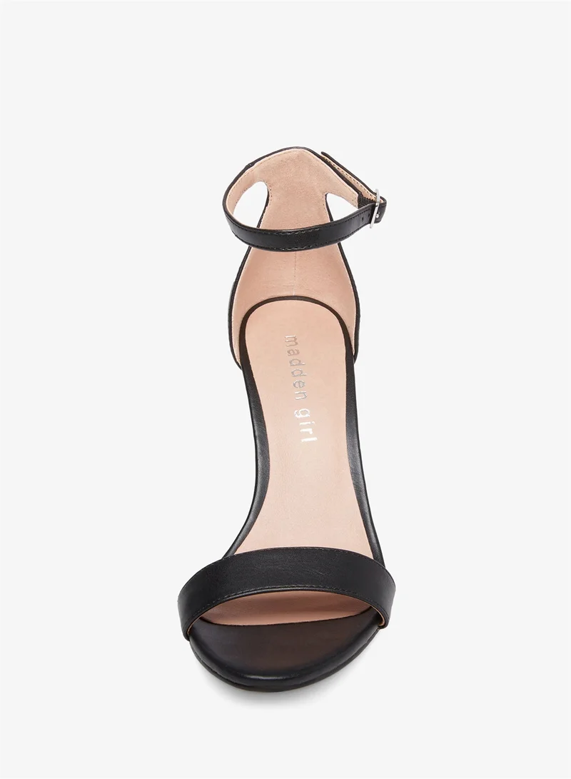 Steve Madden black paris Beella Ankle Strap Heeled Sandals for Women | Best Price UAE