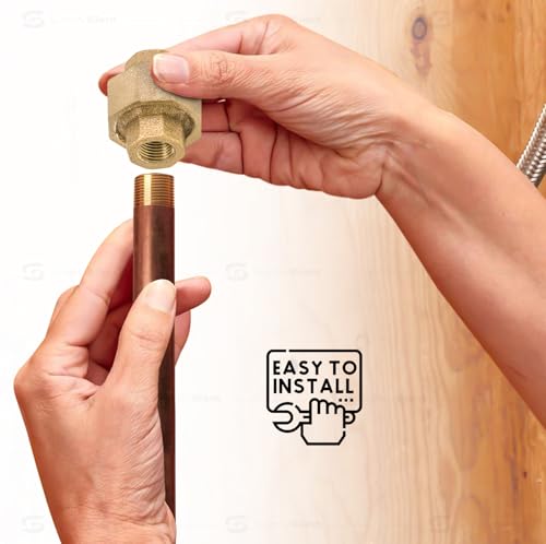 SUPPLYGIANT Supply Giant CSVO0034 3/4'' Union for 125 Lb Applications, with Female Threaded Connects Two Pipes, Brass Construction, Higher Corrosion Resistance Economical & Easy to Install, 15 - Image 5