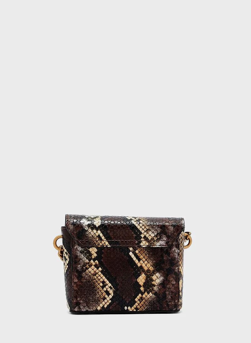 GUESS Shenny Micro Mini Flap Crossbody Bag