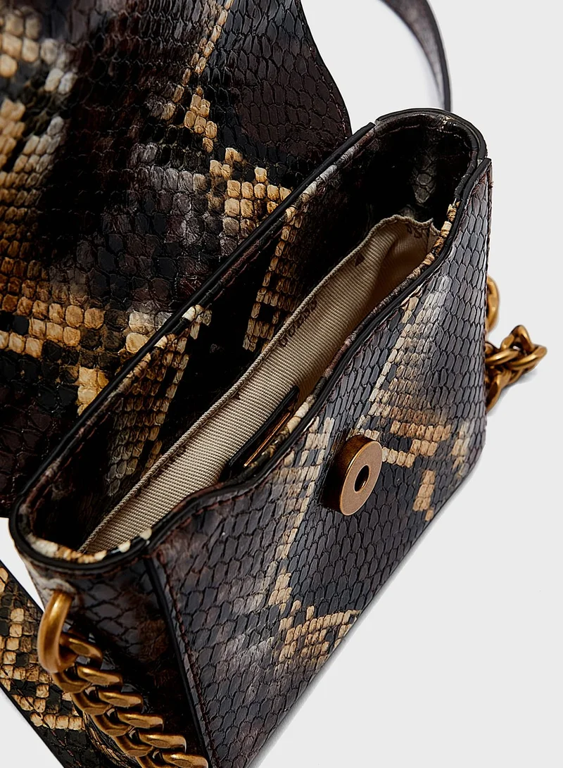 GUESS Shenny Micro Mini Flap Crossbody Bag