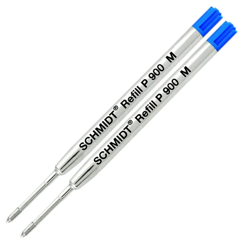 Schmidt 2 Pack - Ink Refill Blue Medium Schmidt P900 Parker Style Ballpoint Refill - Image 5