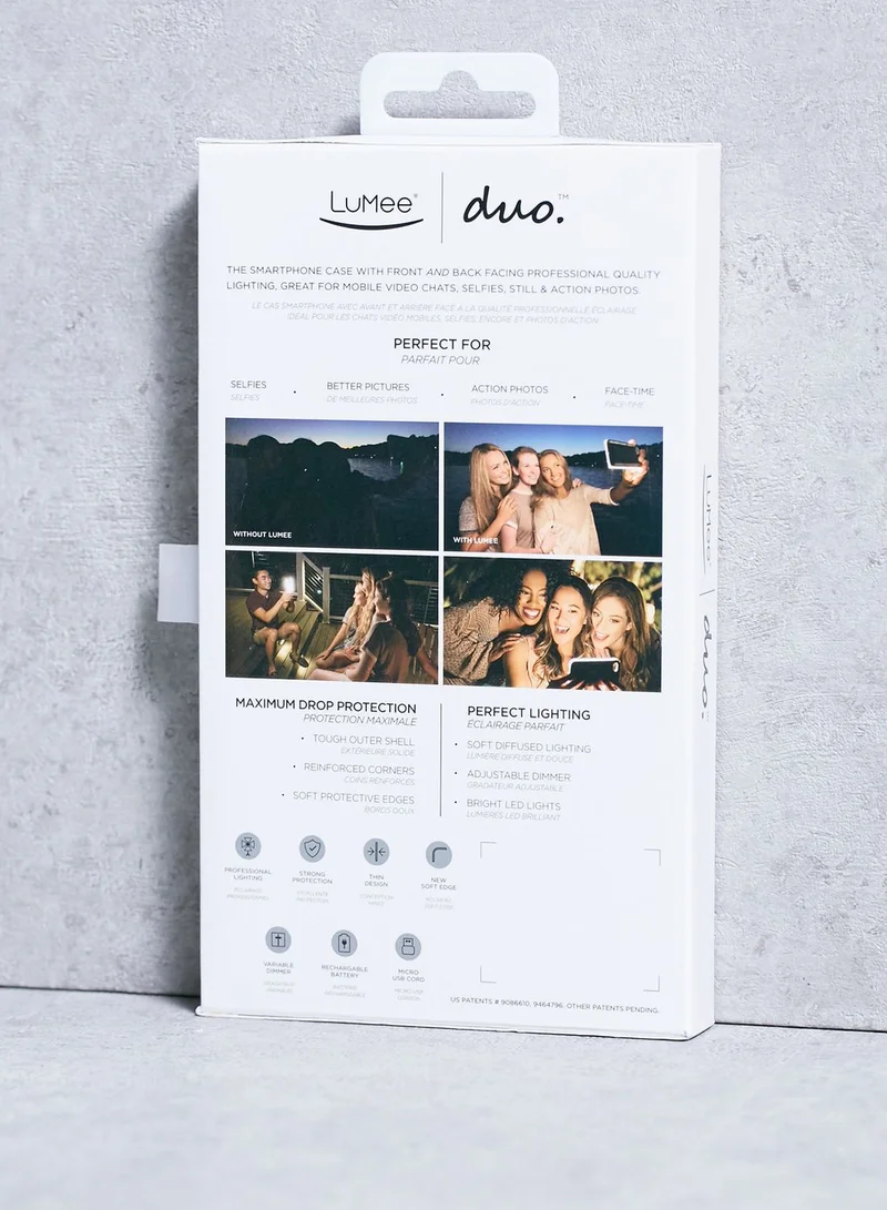 LuMee iPhone 7  Selfie Light Duo Cover