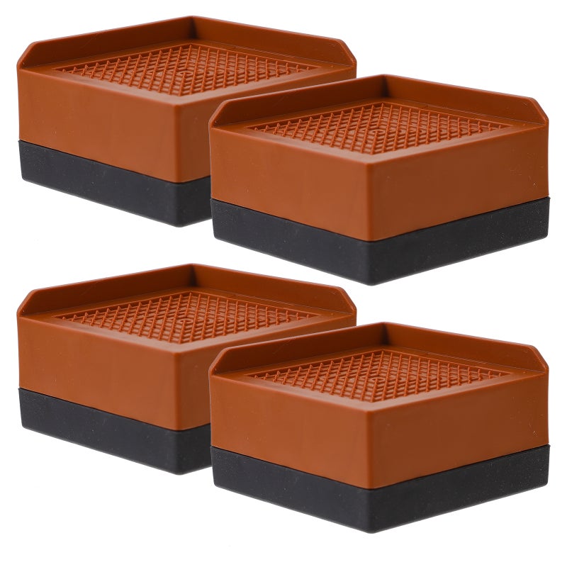 4pcs Furniture Risers Leg Risers Bed Furniture Risers Household Bed Lifts - Image 4