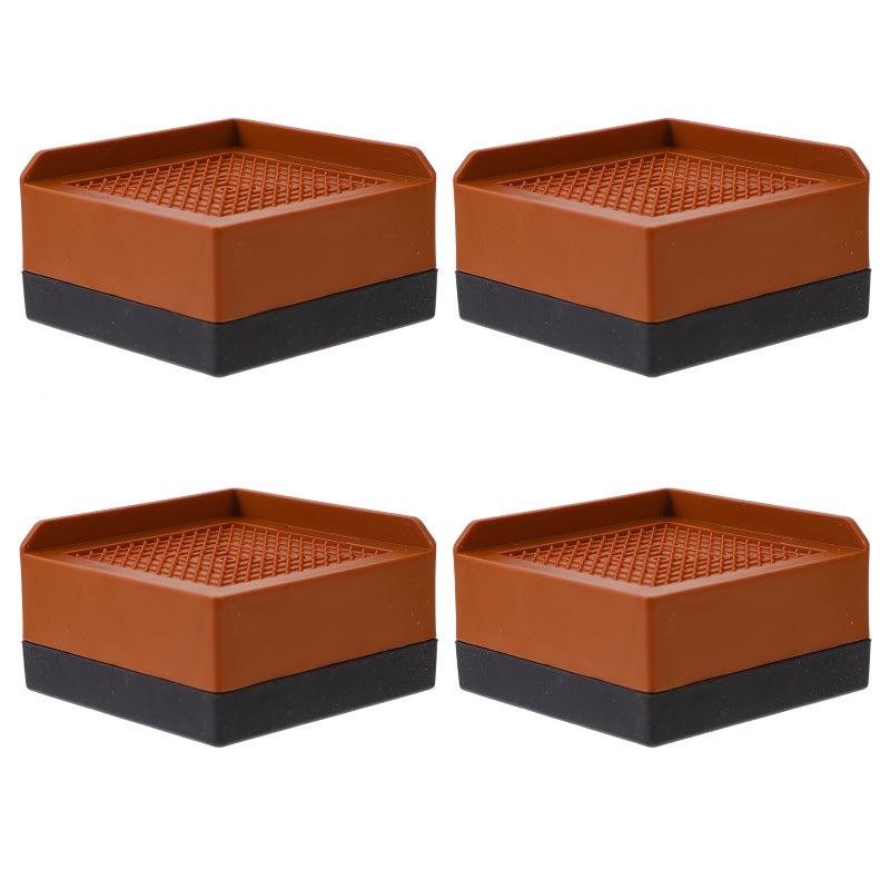 4pcs Furniture Risers Leg Risers Bed Furniture Risers Household Bed Lifts - Image 2