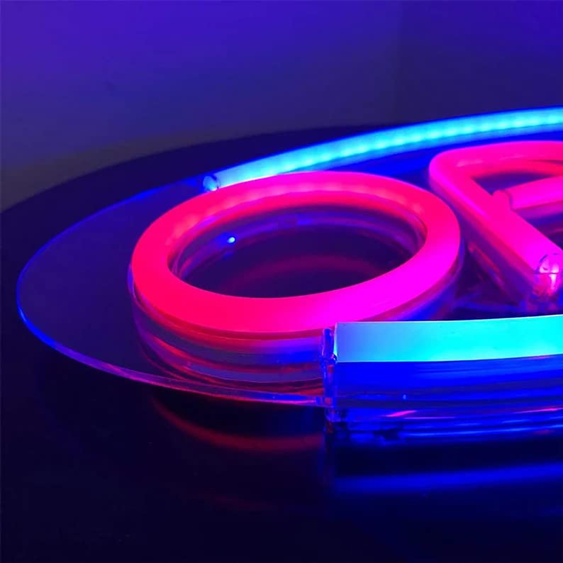 VYNES OPEN LED Neon Signs Light LED Art Decorative Sign - Wall/Table Decor Home Decor for Wedding Party Kids Room Living Room House Bar Pub Hotel Beach Neon Signs - Image 3