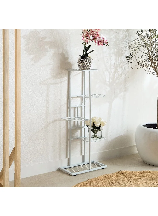 Home Box Vista Metal 5-Tier Modern Planter Stand - 44.5x22x96 cm