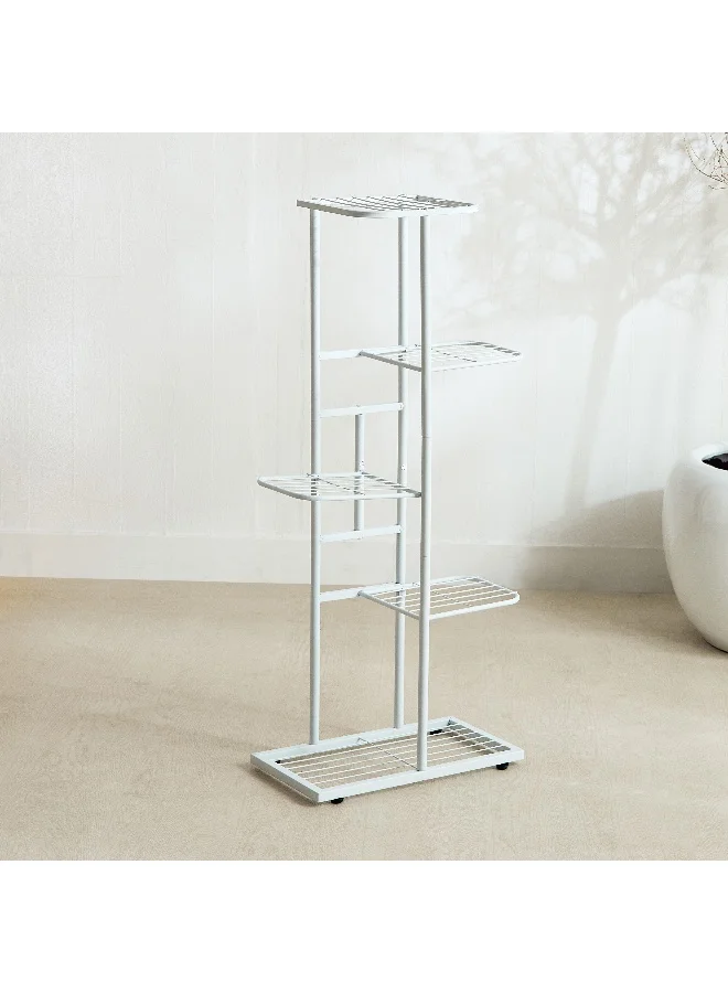 Home Box Vista Metal 5-Tier Modern Planter Stand - 44.5x22x96 cm