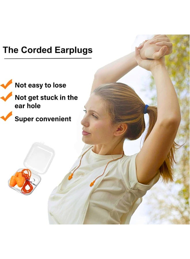 6Pairs Silicone Earplugs,Loop Earplugs Ear Plugs For Sleeping Waterproof Corded String Ear Plugs Swimming For Kids - Image 2