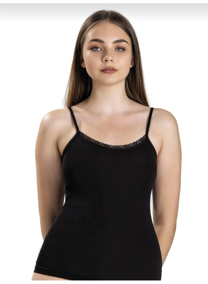 Jiber 613 Women's Lace Front Strappy Undershirt 10 Pieces